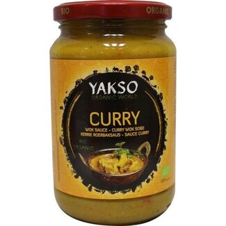 Yakso Yakso Curry wok saus bio 350 Gram