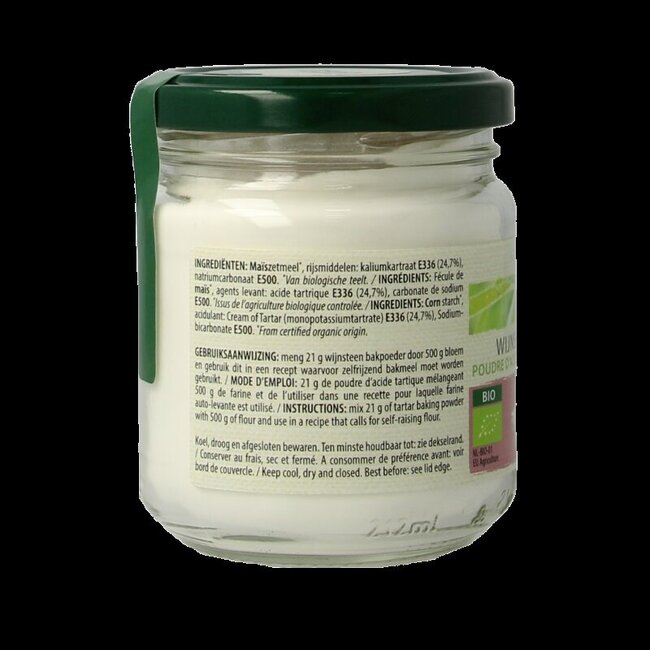 Tammi Poudre à lever bio à la crème de tartre 115 g