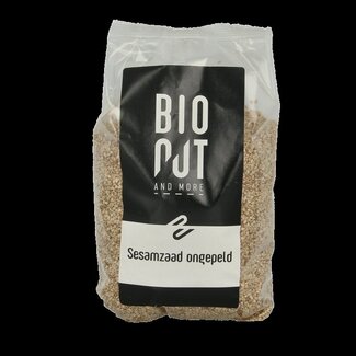 Bionut Bionut Sesamzaad ongepeld eko bio 500 Gram