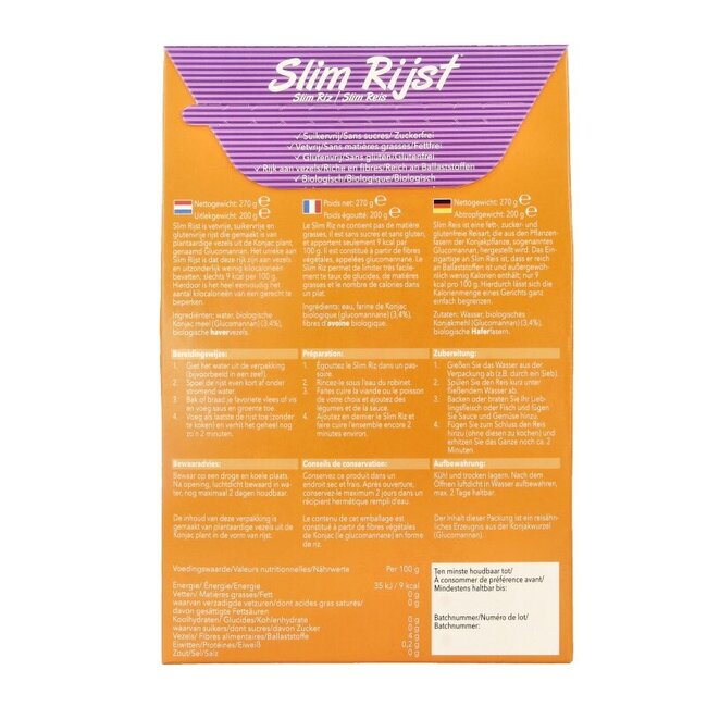 Riz Slim Bio VitAdvice 270 g