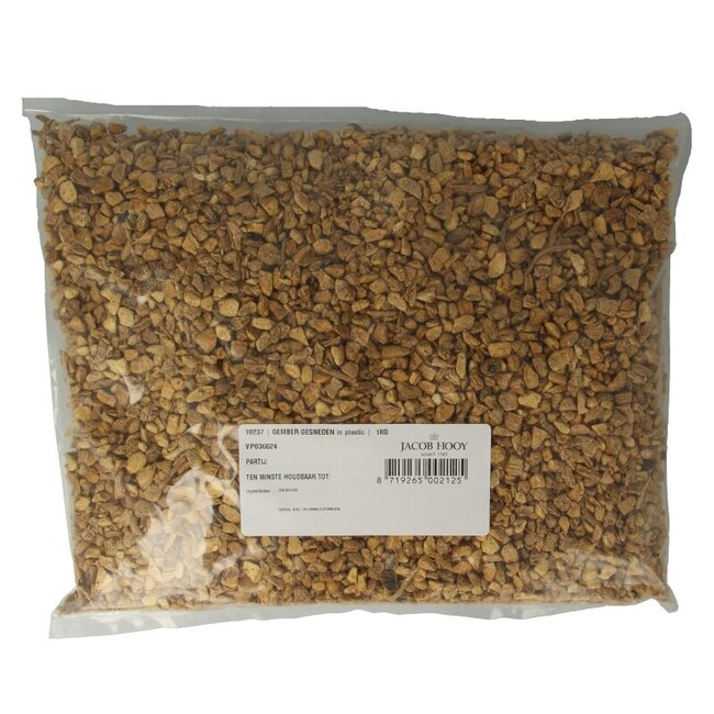 Gember geschild gesneden 1 Kilogram