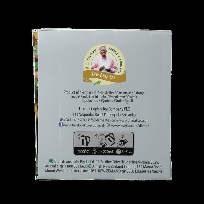 Dilmah Ginger & honey fun tea 20 sachets