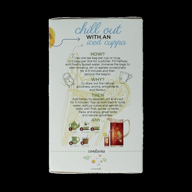 Dilmah Chamomile tea herbal infusion 20 Zakjes