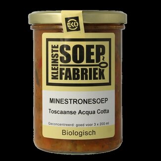 Kleinstesoepfabriek Kleinstesoepfabriek Acqua cotta Toscaanse minestronesoep bio 400 Milliliter