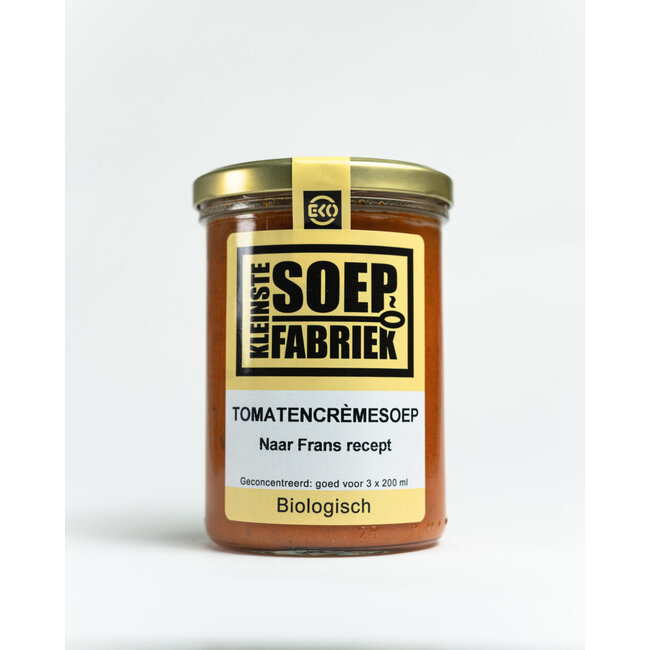 Kleinstesoepfabriek Tomaten creme soep bio 400 Milliliter