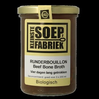 Kleinstesoepfabriek Runderbouillon bio 400 Milliliter