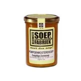 Kleinstesoepfabriek Kleinstesoepfabriek Pompoen mosterd soep bio 400 Milliliter