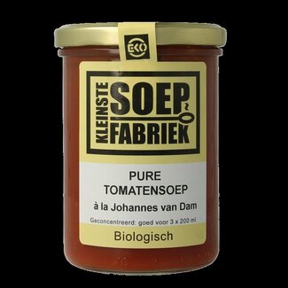 Kleinstesoepfabriek Kleinstesoepfabriek Pure tomatensoep bio 400 Milliliter