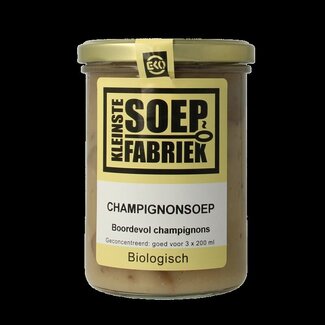 Kleinstesoepfabriek Kleinstesoepfabriek Champignonsoep bio 400 Gram