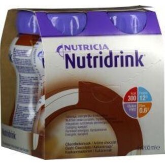 Nutridrink Nutridrink Chocolade 200ml 4 Stuks