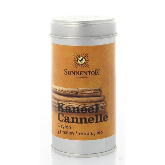 Kaneel gemalen metalen bus bio 40 Gram