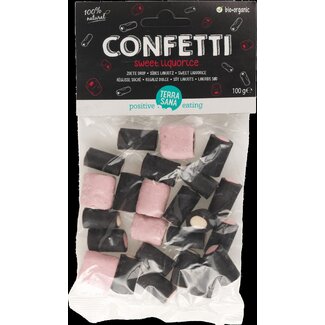 TerraSana TerraSana Réglisse Confetti Bio Fourrée 100 g