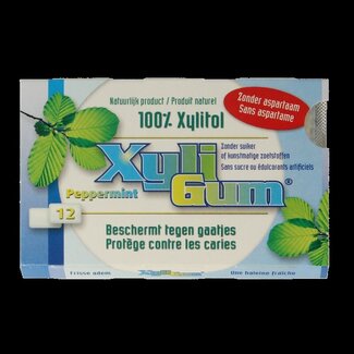 Xyligum Xyligum Peppermint 12 Stuks