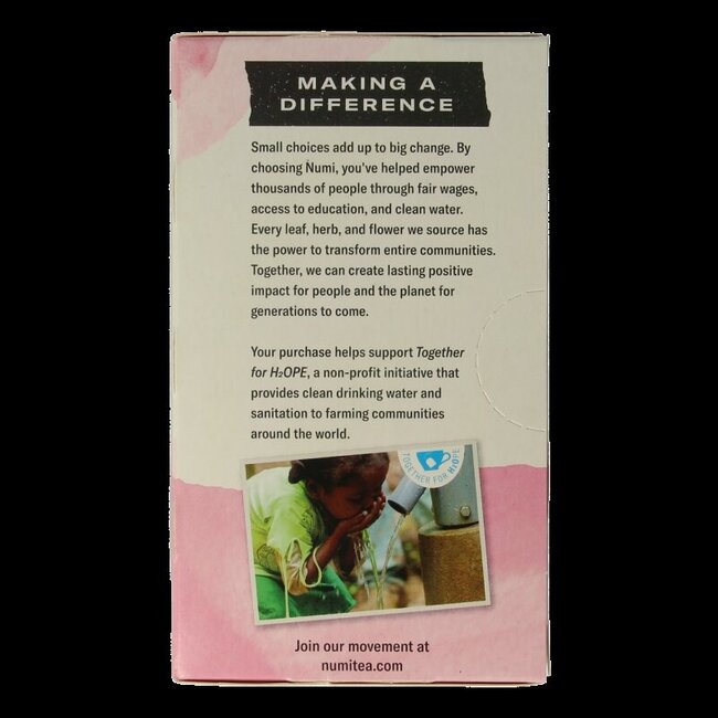 Numi Witte thee white rose bio 18 Zakjes