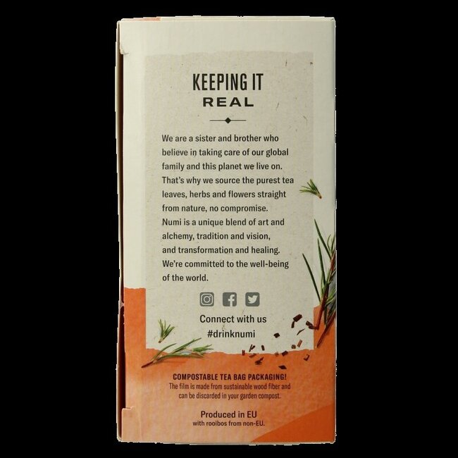 Numi Rooibos bio 18 Zakjes