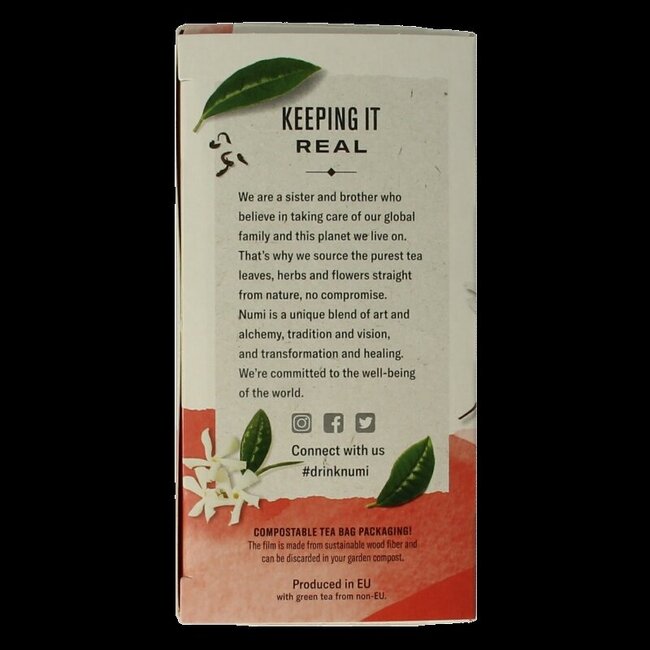 Numi Thé vert au jasmin bio 18 sachets