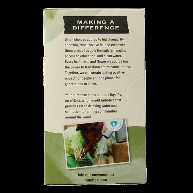 Numi Thé vert gunpowder bio 18 sachets