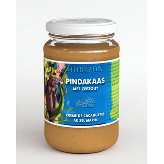 Horizon Horizon Pindakaas met zeezout eko bio 350 Gram
