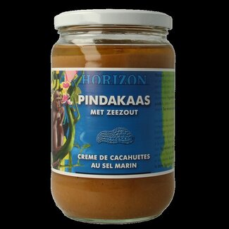 Horizon Horizon Pindakaas met zeezout eko bio 650 Gram