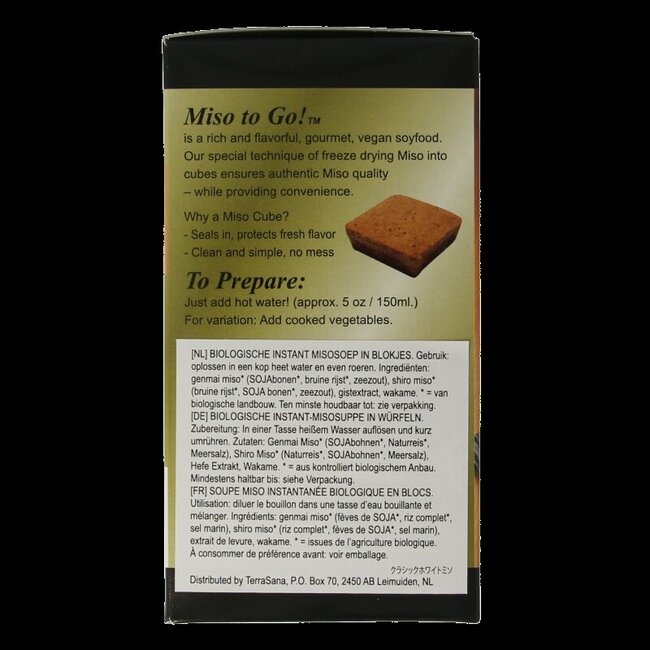 TS Import Cubes de miso instantané classique bio 21 g