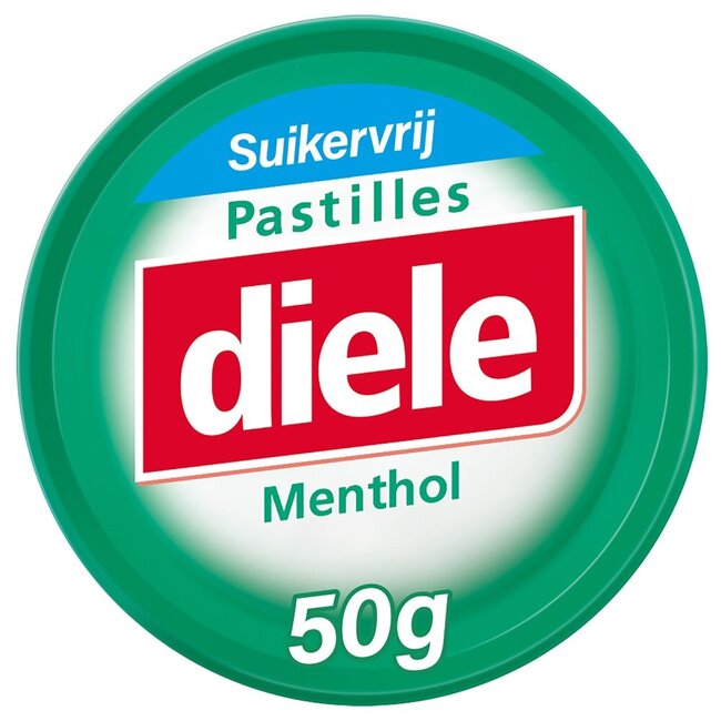 Diele Menthol suikervrij 50 Gram
