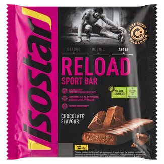 Isostar Isostar Reload sports bar 3-pack 120 Gram