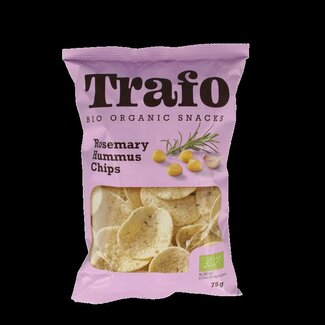 Trafo Trafo Hummus chips rosemary bio 75 Gram