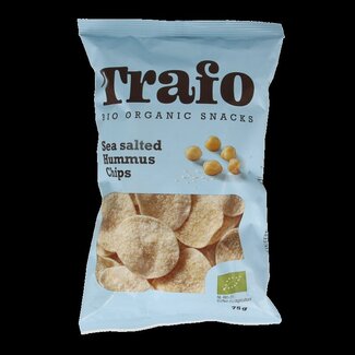 Trafo Trafo Hummus chips seasalt bio 75 Gram