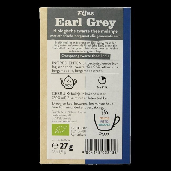 Sonnentor Thé Earl Grey bio 18 sachets