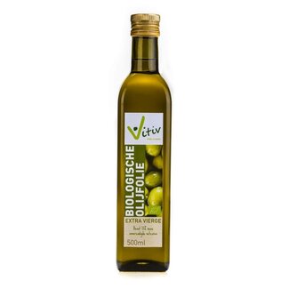 Vitiv Vitiv Olijfolie Spaans extra virgin bio 500 Milliliter