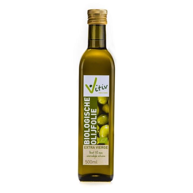 Vitiv Olijfolie Spaans extra virgin bio 500 Milliliter