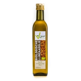 Vitiv Vitiv Lijnzaadolie bio 500 Milliliter