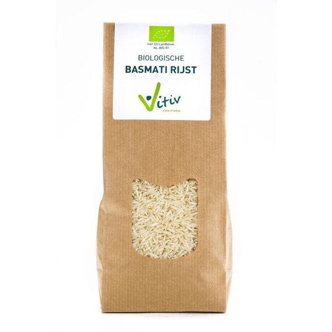 Vitiv Basmati rijst bio 500 Gram