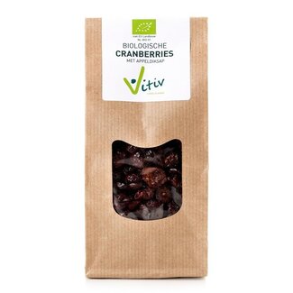 Vitiv Vitiv Cranberries appeldiksap bio 500 Gram