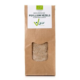 Vitiv Vitiv Psyllium husk vezels bio 125 Gram