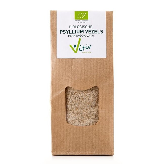 Vitiv Psyllium husk vezels bio 125 Gram