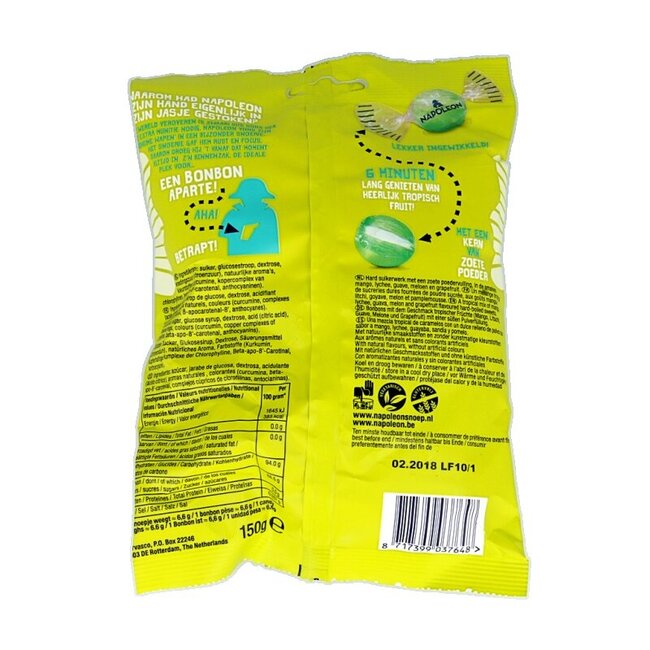 Napoleon Tropische vruchten kogels 150 Gram