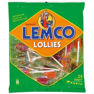 Lemco Lemco Sucettes aux fruits 240 Grammes