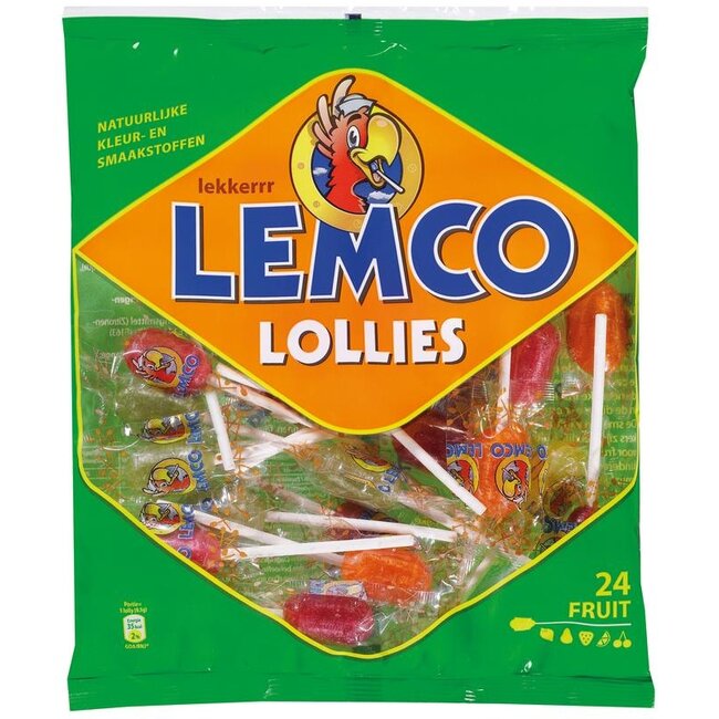 Lemco Vruchten lollies 240 Gram