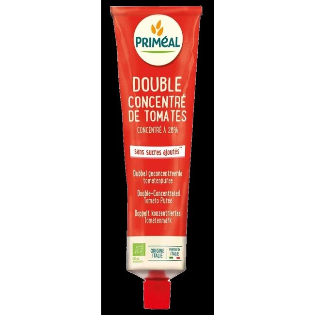 Primeal Tomatenpuree dubbel geconcentreerd bio 200 Gram