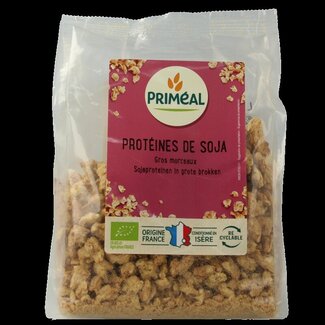 Primeal Primeal Sojaproteine grote brokken bio 150 Gram