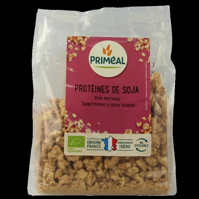 Primeal Sojaproteine grote brokken bio 150 Gram