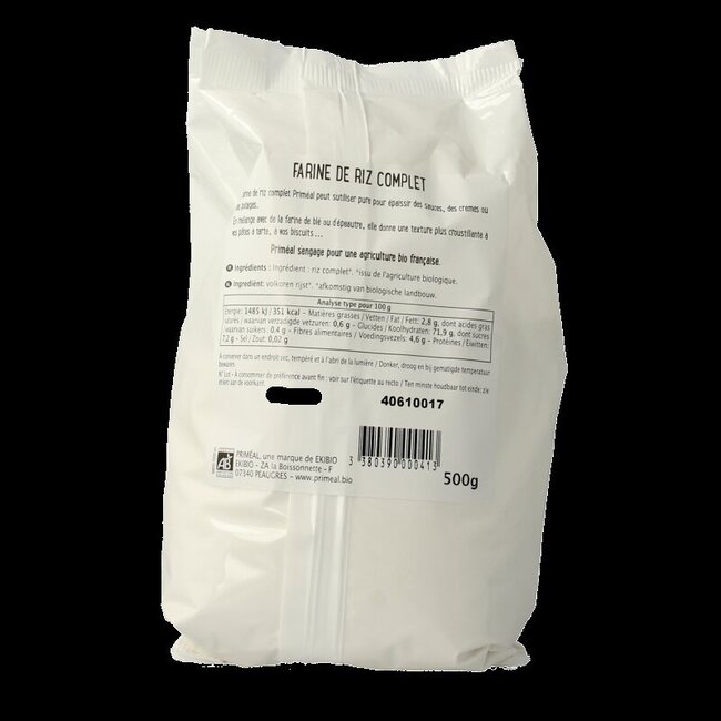 Farine de riz complet bio Primeal 500 g