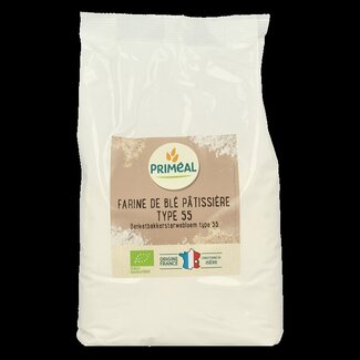 Primeal Farine de blé pâtissière T55 bio Primeal 1 kg