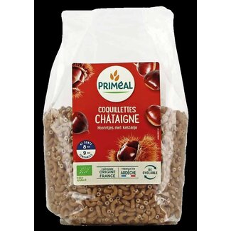 Primeal Hoorntjes met kastanje bio 500 Gram
