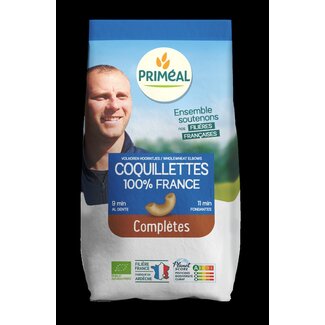 Primeal Primeal Volkoren macaroni hoorntjes bio 500 Gram