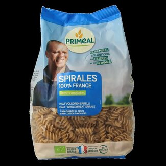 Primeal Primeal Halfvolkoren spiralen bio 500 Gram