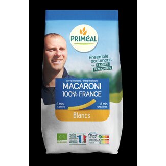 Primeal Macaronis blancs bio Primeal 500 g