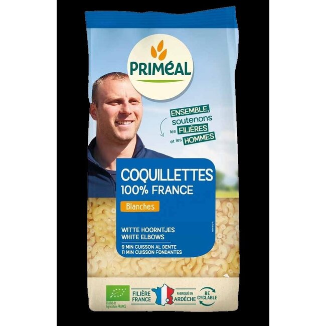Primeal Witte hoorntjes bio 500 Gram