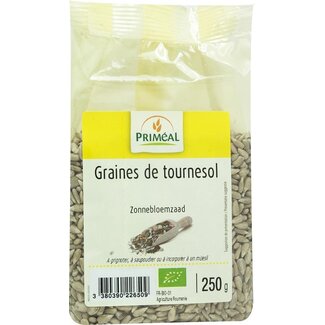 Primeal Primeal Zonnebloempitten (zaad) bio 250 Gram
